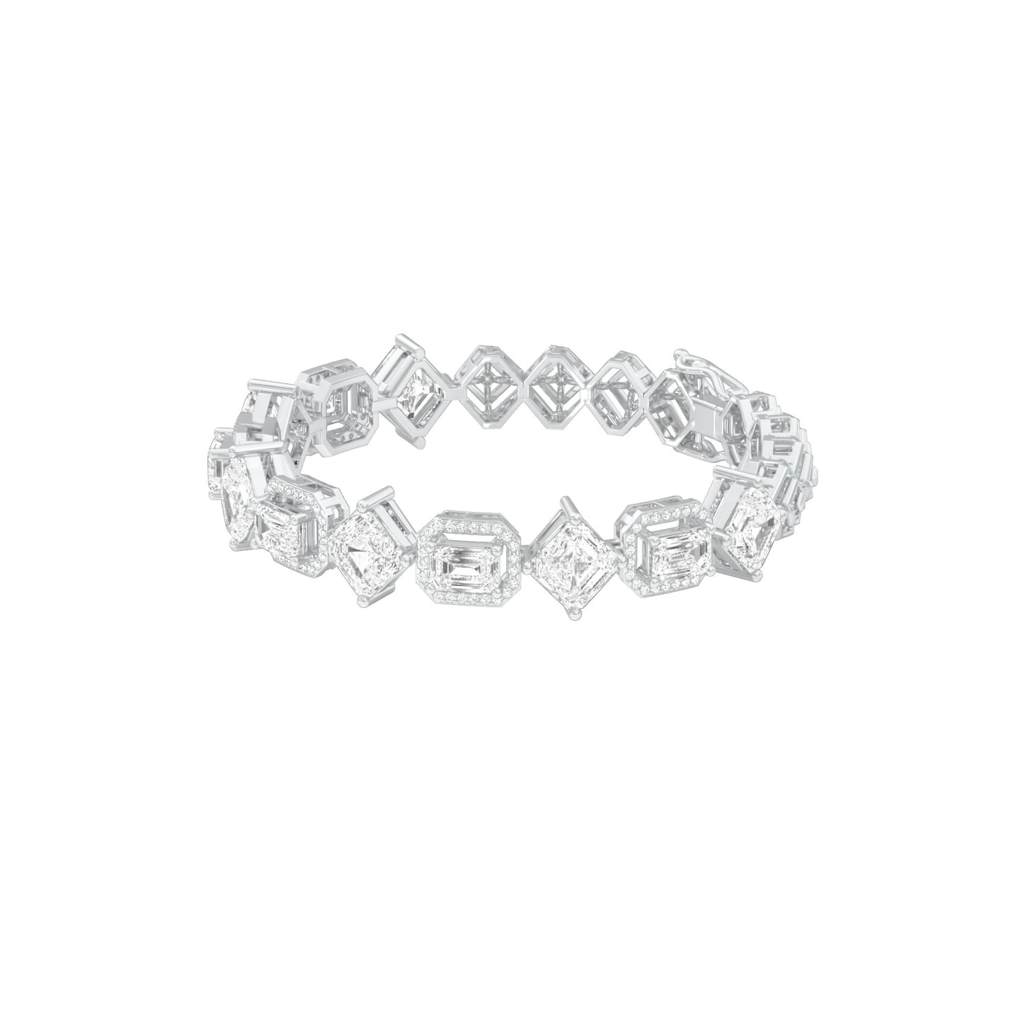 The Kingdom Within Diamond Tennis Bracelet 18 KT / White Gold