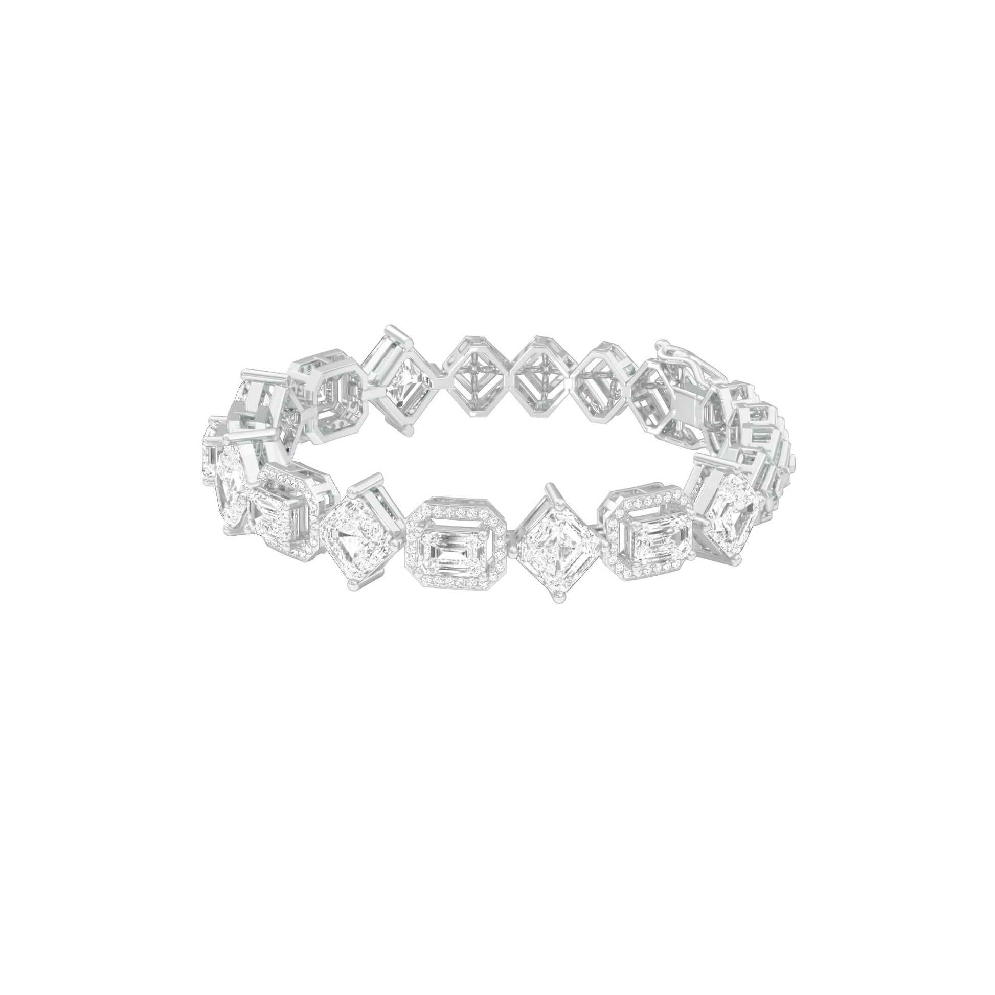 The Kingdom Within Diamond Tennis Bracelet 18 KT / White Gold