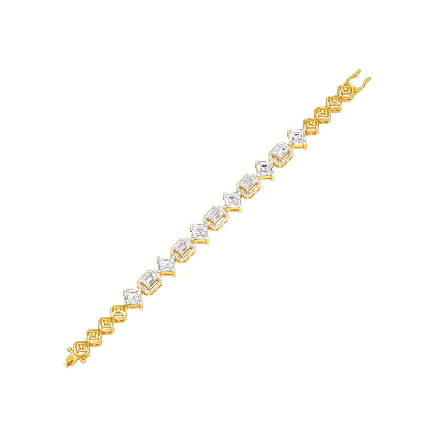 The Kingdom Within Diamond Tennis Bracelet 18 KT / Yellow Gold