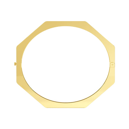 Gold and Ice Diamond Kada Bracelet 18 KT / Yellow Gold