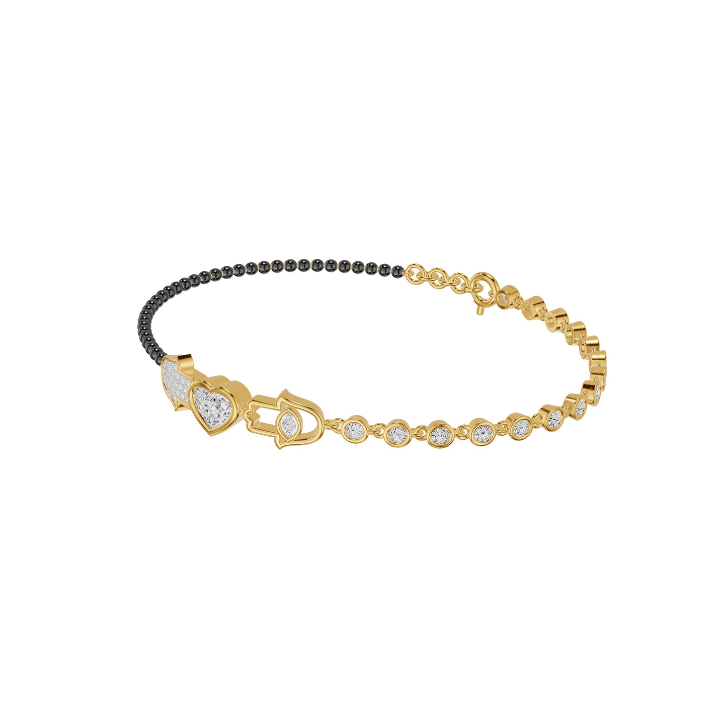 Tria Amora Diamond Mangalsutra Bracelet