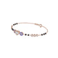 Eviliora Heart Diamond Mangalsutra Bracelet