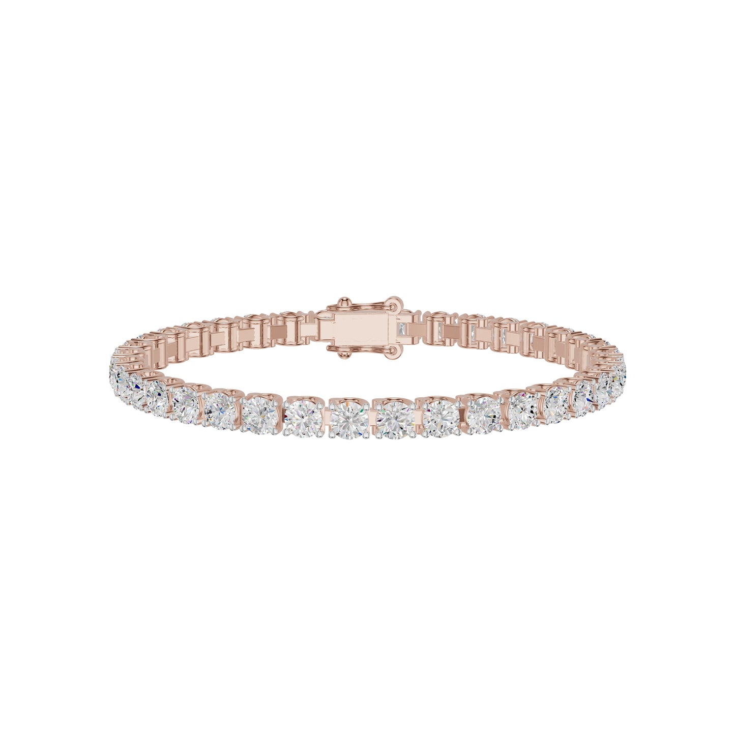 AM to Always Diamond Tennis Bracelet 18 KT / Rose Gold
