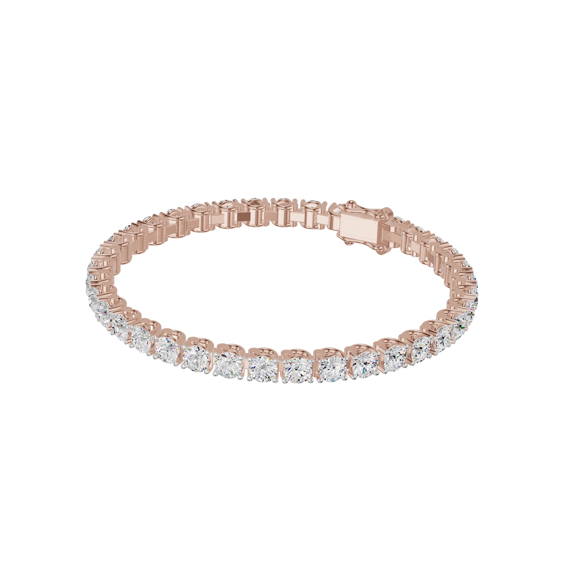 AM to Always Diamond Tennis Bracelet 18 KT / Rose Gold
