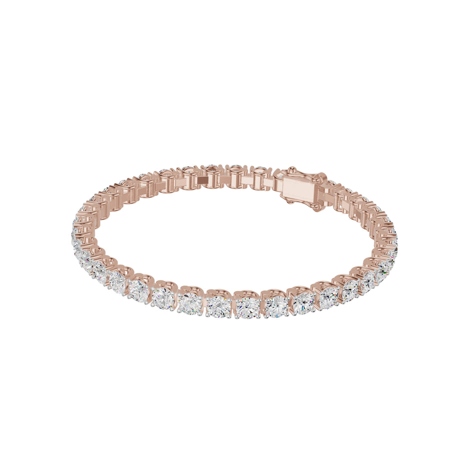 AM to Always Diamond Tennis Bracelet 18 KT / Rose Gold