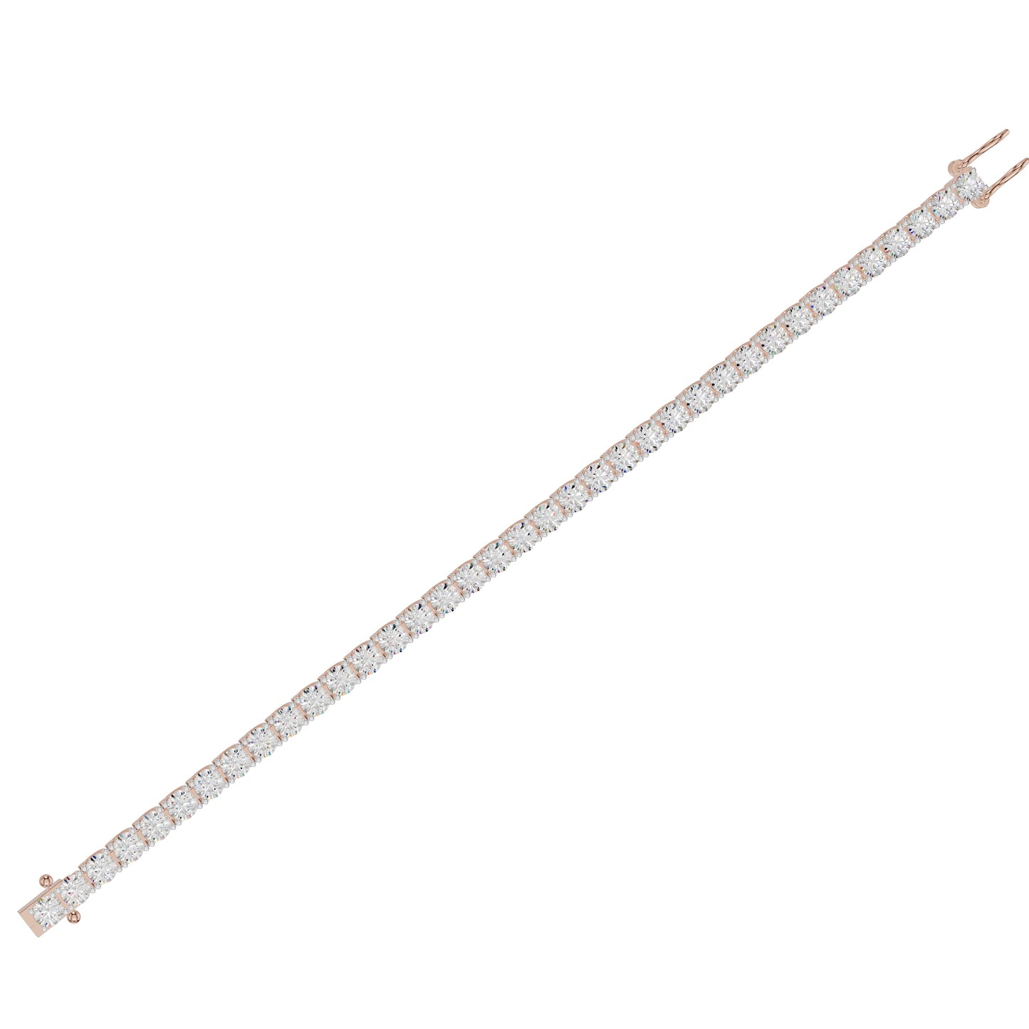 AM to Always Diamond Tennis Bracelet 18 KT / Rose Gold