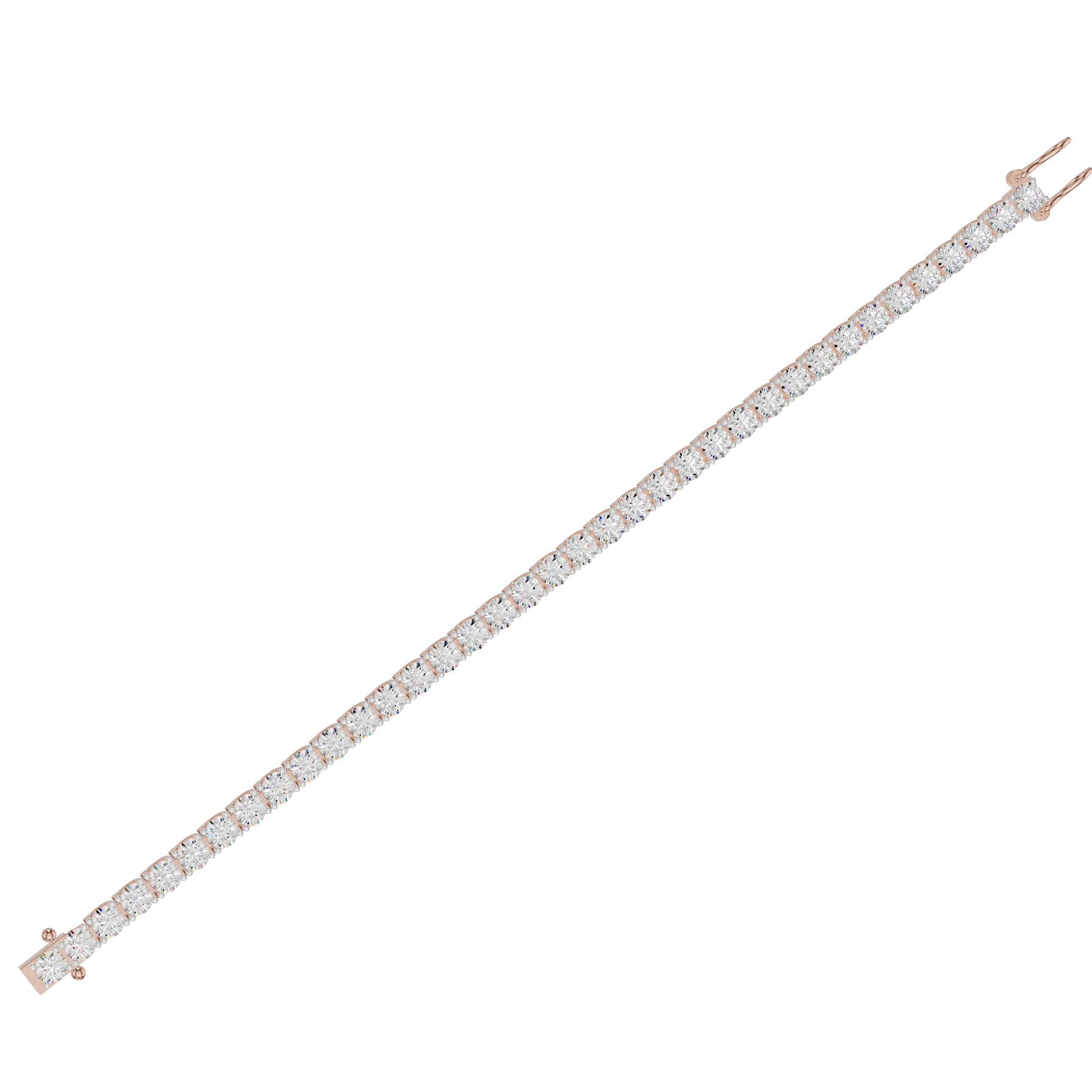 AM to Always Diamond Tennis Bracelet 18 KT / Rose Gold