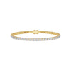 Locket & Loop Diamond Tennis Bracelet 18 KT / Yellow Gold