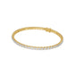 Locket & Loop Diamond Tennis Bracelet 18 KT / Yellow Gold