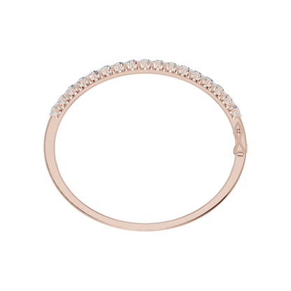 Statement Strand Diamond Kada Bracelet 18 KT / Rose Gold
