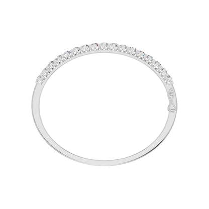 Statement Strand Diamond Kada Bracelet 18 KT / White Gold
