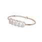 Loop Curve Diamond Kada Bracelet 18 KT / Rose Gold