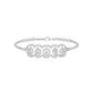Loop Curve Diamond Kada Bracelet 18 KT / White Gold
