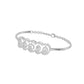 Loop Curve Diamond Kada Bracelet 18 KT / White Gold