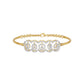 Loop Curve Diamond Kada Bracelet 18 KT / Yellow Gold
