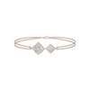 Jaali Filigree Diamond Chain Bracelet 18 KT / Rose Gold