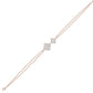 Jaali Filigree Diamond Chain Bracelet 18 KT / Rose Gold