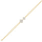 Jaali Filigree Diamond Chain Bracelet 18 KT / Yellow Gold