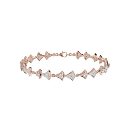 Willow Line Diamond Chain Bracelet 18 KT / Rose Gold