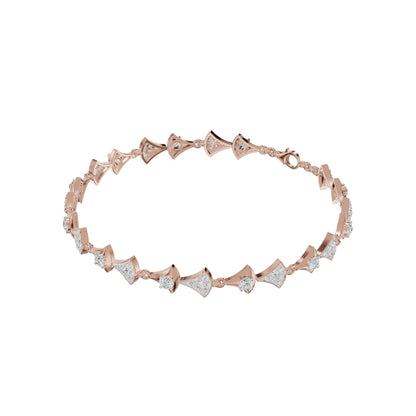 Willow Line Diamond Chain Bracelet 18 KT / Rose Gold