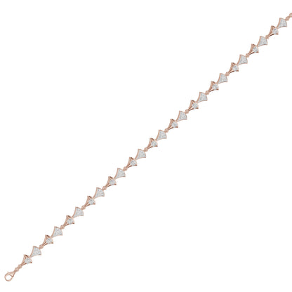 Willow Line Diamond Chain Bracelet 18 KT / Rose Gold