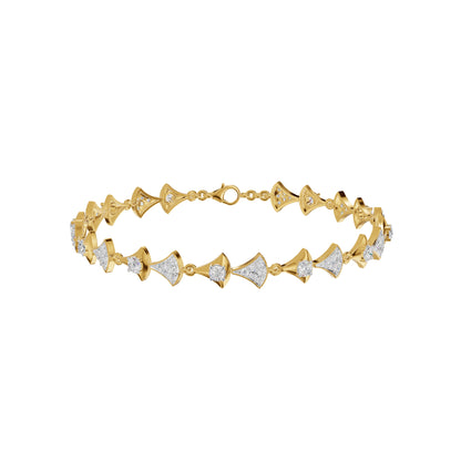 Willow Line Diamond Chain Bracelet 18 KT / Yellow Gold
