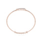 Glow Curve Diamond Kada Bracelet 18 KT / Rose Gold