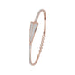 Glow Curve Diamond Kada Bracelet 18 KT / Rose Gold