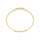 Glow Curve Diamond Kada Bracelet 18 KT / Yellow Gold