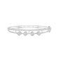 Layered in Light Diamond Kada Bracelet 18 KT / White Gold