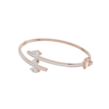 Shapes of Power Diamond Kada Bracelet 18 KT / Rose Gold