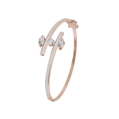 Shapes of Power Diamond Kada Bracelet 18 KT / Rose Gold