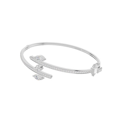 Shapes of Power Diamond Kada Bracelet 18 KT / White Gold