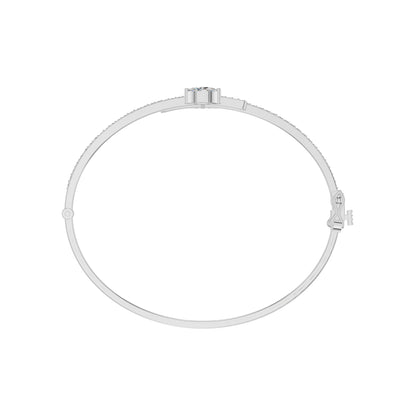 Shapes of Power Diamond Kada Bracelet 18 KT / White Gold