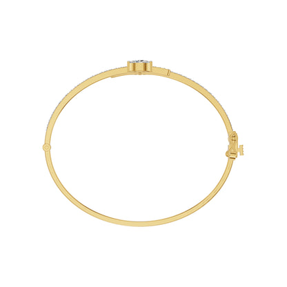 Shapes of Power Diamond Kada Bracelet 18 KT / Yellow Gold