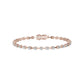 Liquid Luxe Diamond Tennis Bracelet 18 KT / Rose Gold