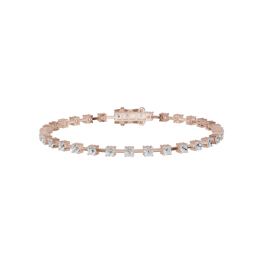 Liquid Luxe Diamond Tennis Bracelet 18 KT / Rose Gold