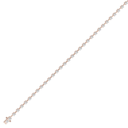 Liquid Luxe Diamond Tennis Bracelet 18 KT / Rose Gold