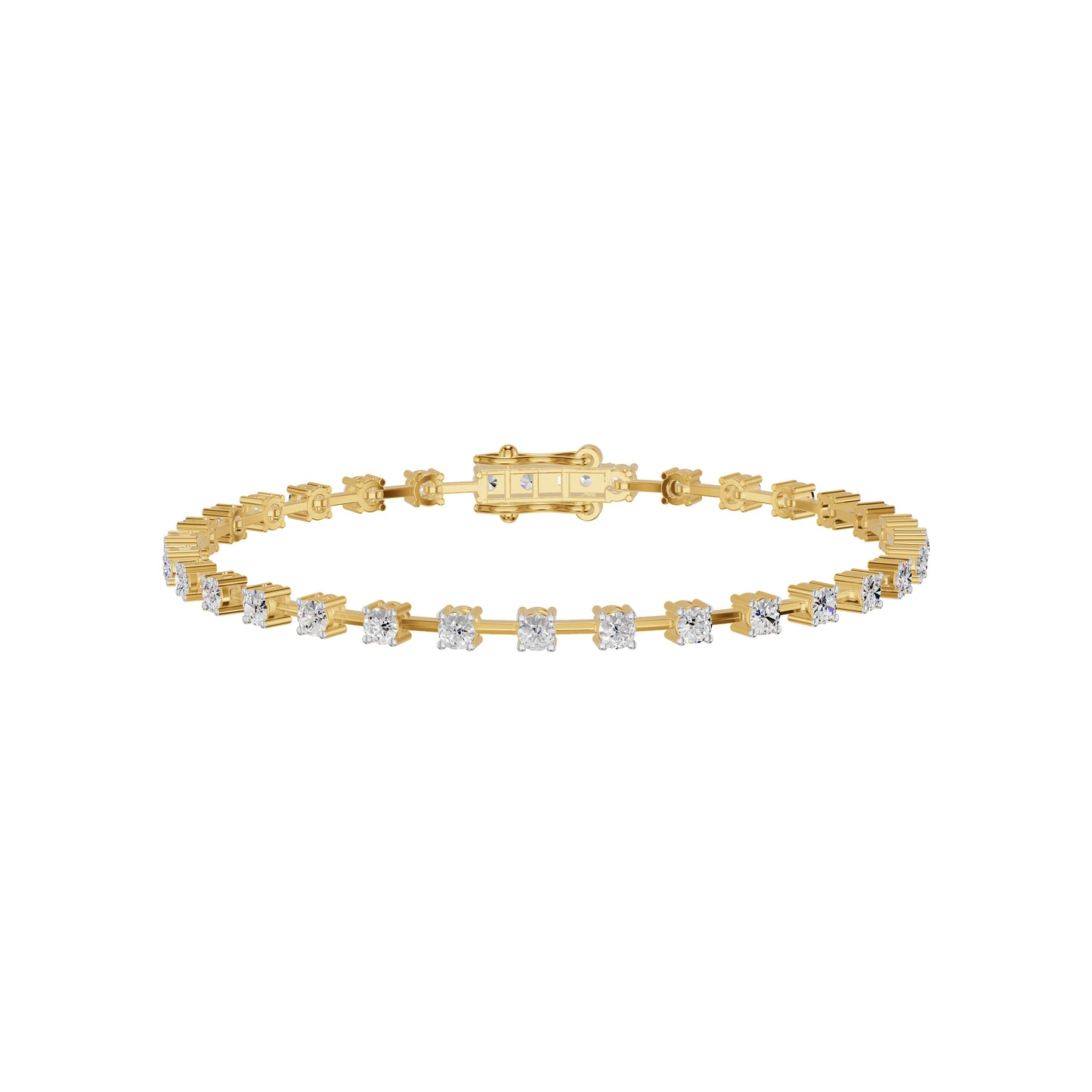 Liquid Luxe Diamond Tennis Bracelet 18 KT / Yellow Gold