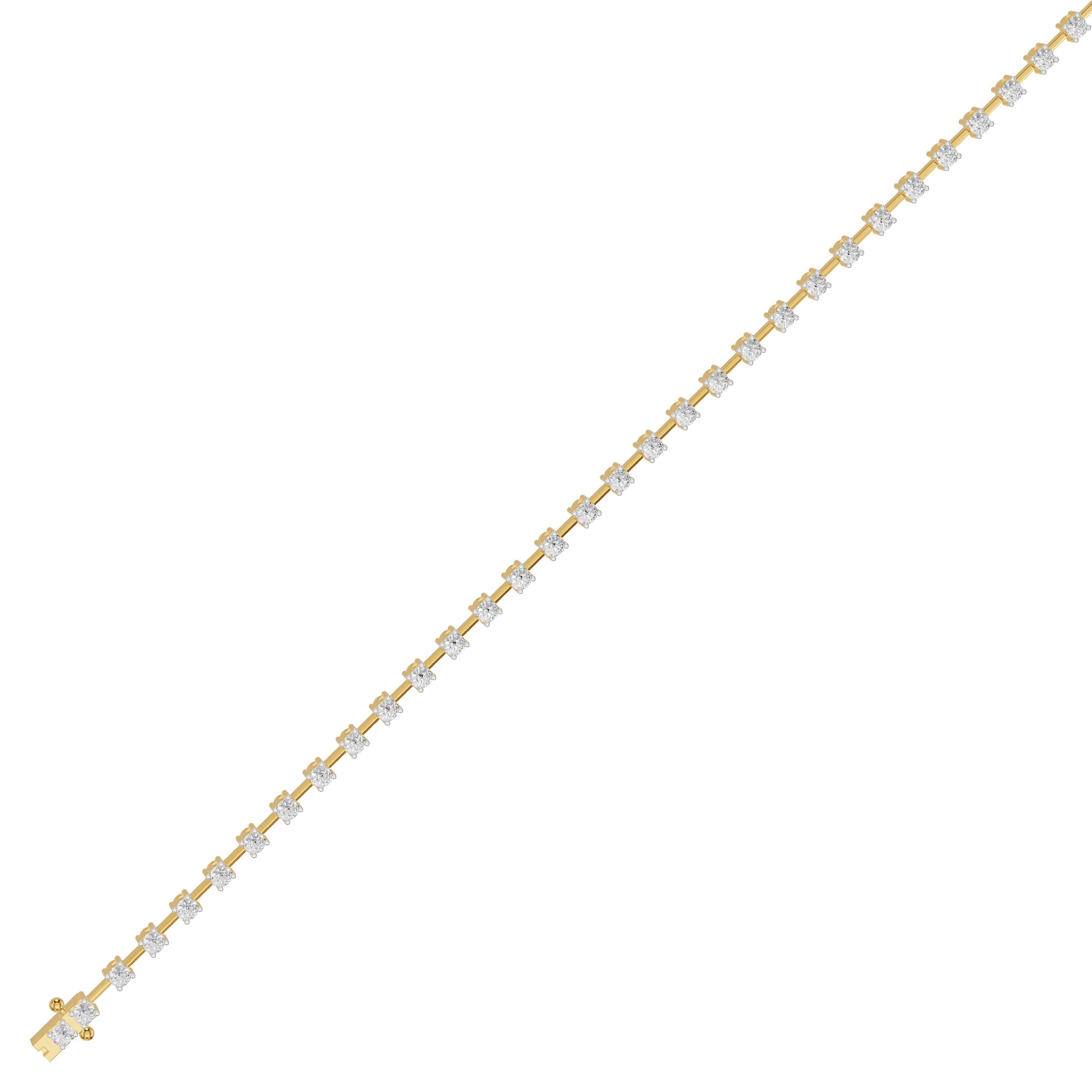 Liquid Luxe Diamond Tennis Bracelet 18 KT / Yellow Gold