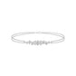Multi-Cut Brilliant Diamond Chain Bracelet 18 KT / White Gold