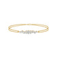 Multi-Cut Brilliant Diamond Chain Bracelet 18 KT / Yellow Gold