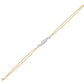 Multi-Cut Brilliant Diamond Chain Bracelet 18 KT / Yellow Gold