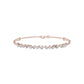 She Holds Multitudes Diamond Chain Bracelet 18 KT / Rose Gold