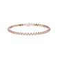 Legacy Arc Diamond Tennis Bracelet 18 KT / Rose Gold