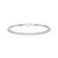 Legacy Arc Diamond Tennis Bracelet 18 KT / White Gold