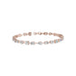 Ruling In Silence Diamond Tennis Bracelet 18 KT / Rose Gold