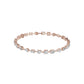 Ruling In Silence Diamond Tennis Bracelet 18 KT / Rose Gold