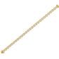 Promise Row Diamond Tennis Bracelet 18 KT / Yellow Gold