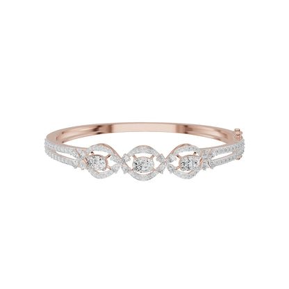 Elyssia Link Diamond Kada Bracelet